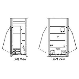 LG HVAC ZHGDKA51A Hail Guard Kit, Compatible Unit Tonnage: 6 ton, Metal, Dark Gray
