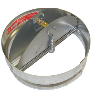 Lloyd Industries 55-CRD Series 55CRD-EA-8 Ceiling Radiation Damper, Round Duct, 8 in Dia, 2-1/8 in L, Steel