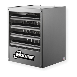 MODINE 94038 Horizontal Electric Unit Heater, 85300 Btu/hr BTU, 480 V, 3 ph, 1/15 hp Motor, 25 kW, 1300 cfm, 14 in Vent