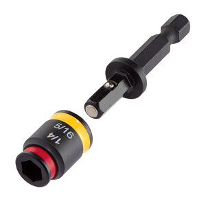 Malco® C-RHEX® 54717 Cleanable/Reversible Hex Driver, Magnetic: Yes, 2 in L Shaft, 2 in L, Red/Yellow, 1/4 in Dia Nose