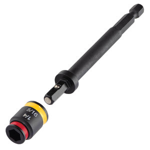 Malco® C-RHEX® MSHMLC Cleanable/Reversible Driver, SAE, Hex Drive, Magnetic: Yes, 4 in L Shaft, 4 in L, Red/Yellow