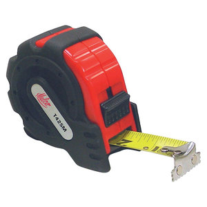 Malco® T425M Magnetic Tip Tape Measure, 25 ft L Blade, 1 in W Blade