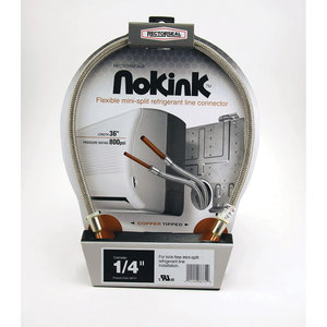 NoKink™ 66731 Flex Hose, 3 ft H, 1/4 in, Stainless Steel