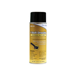 Nu-Calgon 4086-03 V-Belt Dressing, 11 oz, Applicable Materials: Canvas, Leather, Rubber, Other Fabric, Colorless