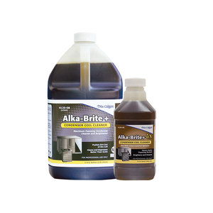 Nu-Calgon Alka-Brite Plus 4120-08 Coil Cleaner, Liquid, 1 gal, Bottle, Base Chemical: Sodium Hydroxide