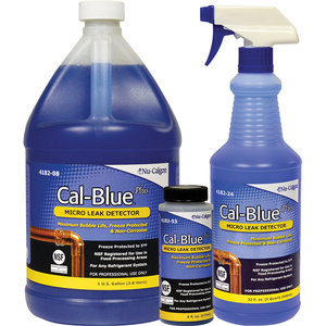Nu-Calgon Cal-Blue Plus 4182-24 Gas Leak Detector, Liquid, 1 qt, Bottle, Blue