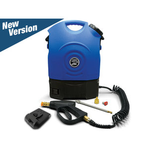 Nu-Calgon Turbo Tank 2.0 4781-00 Rinsing Sprayer, 4.5 gal Tank, Battery, 236 in L Hose, 150 psi Max Working Pressure