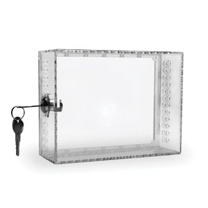 PRO1® T150 Thermostat Guard, Wall Installation/Mounting, 5-1/2 in H, 7-1/4 in W, 2-1/2 in D, Plastic