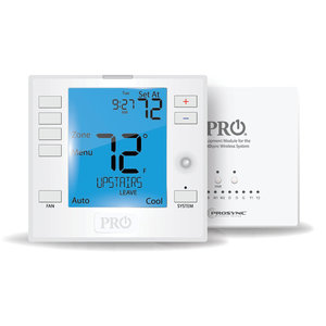 PRO1® T755WHO Wi-Fi Thermostat, 24 V, 2H/2C, 4H/2C-Stage, Battery, Hardwired, Backlit Display, +/-1 deg F Accuracy