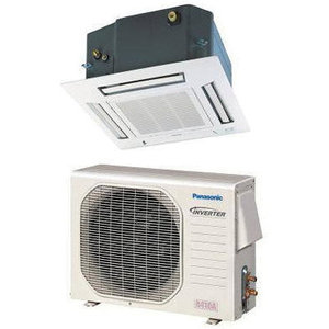 Panasonic CU-E12RB4U 4-Way Ceiling Cassette Outdoor Unit, 1 ton, R-410A Refrigerant, 11900 Btu/hr Cooling BTU, 1 ph