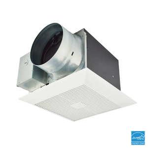 Panasonic WhisperGreen® Select FV-1115VK3 Exhaust Fan, 110 to 150 cfm, 0.7 sones, 120 V, 0.39 A, 23.6 W Fan