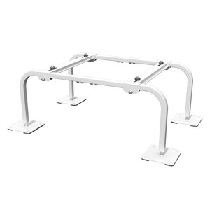 Quick-Sling® QSMS1201 Single Fan Mini-Split Stand, 400 lb Load, Steel, 3 ft 7 in L, 2 ft 1-5/16 in W, 12 in D, Tan