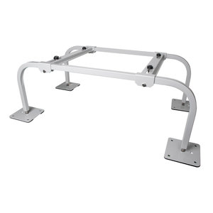 Quick-Sling® QSMS1201-PAL Single Fan Mini-Split Stand, 400 lb Load, Aluminum, 41 in L, 12 in D, Powder-Coated, Ivory