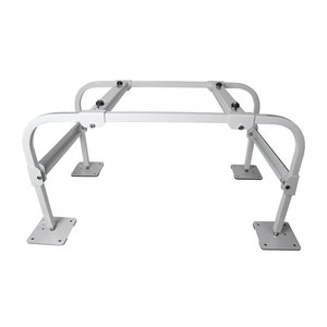 Quick-Sling® QSMS1801-PAL Mini-Split Stand, 400 lb Load, Aluminum, 41 in L, 18 in D, Powder-Coated, Silver