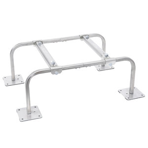 Quick-Sling® QSMS1801-SS Mini-Split Stand, 400 lb Load, Stainless Steel, 3 ft 7 in L, 2 ft 1-5/16 in W, 18 in D