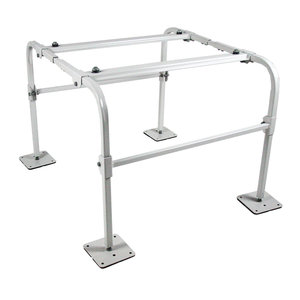 Quick-Sling® QSMS2402 Dual Fan Mini-Split Stand, 400 lb Load, Steel, 3 ft 7 in L, 2 ft 11-5/16 in W, 24 in D, Tan