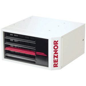 REZNOR® UDXC-45 Universal Gas-Fired Unit Heater, 45000 Btu/hr Input Heating BTU, Liquid Propane, Natural Gas Fuel, 1 ph