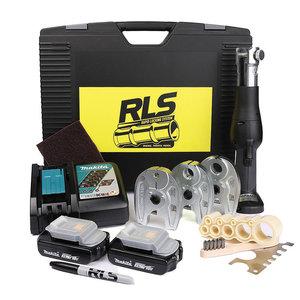 RLS® Klauke® 399011190001 Press Crimping Tool Kit, For Pipe Size: 1-3/8 in, Battery, 18 V, Lithium-Ion, 2 Ah Battery