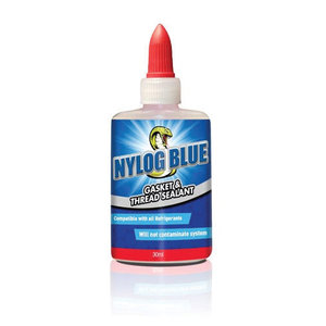 Refrigeration Technologies® Nylog Blue RT201BP Thread Sealant, 30 mL, Amber