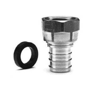 Rehau® EVERLOC+® 418464-001 Swivel Adapter, 3/4 in x 3/4 in, PEX x NPS, Brass