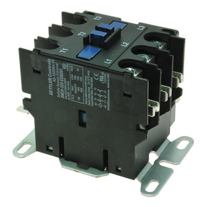 Rheem® 42-102664-14 Contactor With AuxilIary Contacts, 24 V Control, 3-Pole, 30 A Switching Current