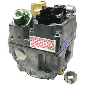 Rheem® 7000 Series 60-18556-86 Gas Valve, Natural Gas Fuel, 1-Stage, 24 V, Pilot Ignition, 1/2 in Gas Valve Inlet