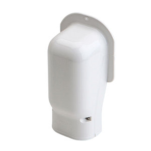SLIMDUCT® 86016 Wall Inlet, White, PVC, 2-3/4 in, 8 in L, 4-3/8 in W, 3 in H
