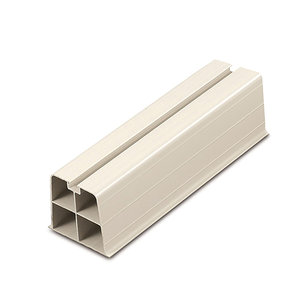 SLIMDUCT® 87761 Riser, 309 lb Load, 14 in H, 4 in W, 3-3/4 in D, PVC, Ivory
