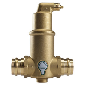 SPIROTHERM® Spirovent® Junior VJR Series VJR 100 Air Eliminator, Air Eliminator, 1 in x NPT, 10 gpm, Brass Body, 7 in H
