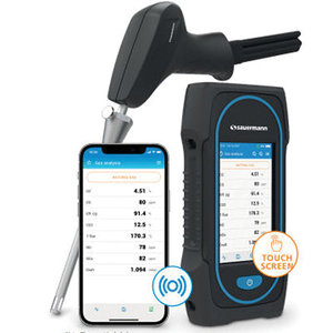 Sauermann® SICA-130-KIT-2AH Combustion Analyzer Kit, 0 to 8000 ppm CO Range, 0 to 25 % O2 Range,-80 to 80 in-WC