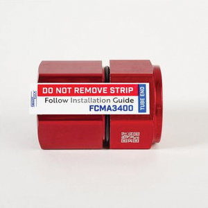 SmartLock® FCMA3400 Multi-Angle Flare Connector, 3/4 in x 3/4 in, Material Construction: Aluminum Alloy, Red