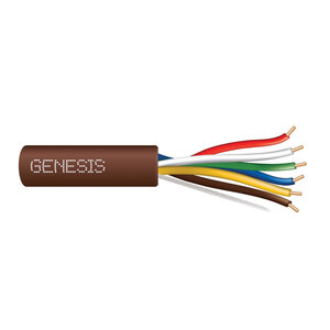 Southwire® 18ULT Series 47140307 General Purpose-Rated Thermostat Cable, 18 AWG Wire, 6-Conductor, 250 ft L, Solid