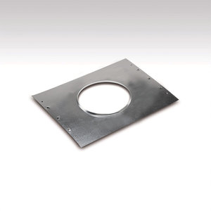 TRUaire® 81955 Rough-in Flange, For Duct Size: 7 in, Round Duct, 16 in L, 16 in W, Silver, Square