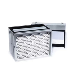 The Unico System® M2430V2 Vertical Plenum Module, 18-1/4 in H, 25 in W, 17-1/2 in D, 18 x 25 x 1 in Filter