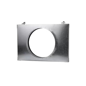 The Unico System® UPC-104-2430 Return Air Adapter, Return Air Adapter, 2 in H, 25 in W, 17-1/2 in D, Round Duct