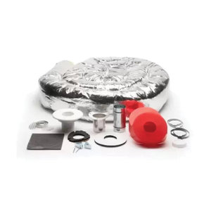 The Unico System® UPC-280MR6-1 Outlet Kit, 2-1/2 in ID, 12 ft L, R6, Round