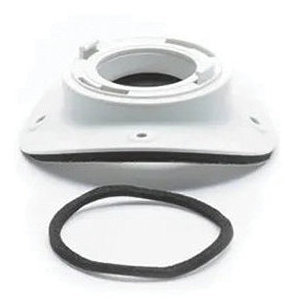 The Unico System® UPC-28T-1 Take-Off, Round Duct 1, Glass-Filled Polypropylene, 2 in Dia