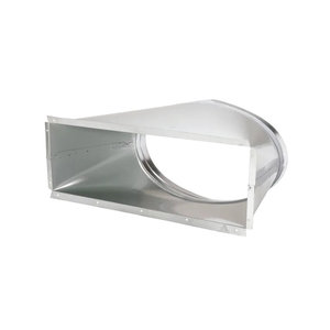 The Unico System® UPC-59-4860 Return Air Adapter, Return Air Adapter, 15 in H, 35 in W, 11-1/2 in D, Round Duct