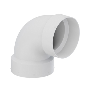 Tigre 321-3403 Elbow, 3 in x 3 in, Hub x Hub, 45 deg, White, PVC