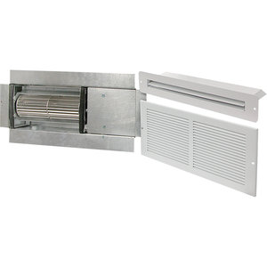 Tjernlund AireShare AS1 Room-to-Room Transfer Fan, 15-3/4 in L, 7-3/4 in W, 1/4 in D, 120 V, 20 W, 60 cfm