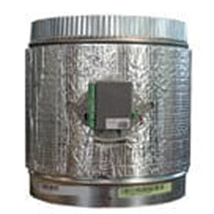 VAF AZVAFDAMPER08C Wired Intelligent Round Damper, Round Duct, 8 in Dia, 12 V, Motorized: Yes, 10.7 in L, 8 in W
