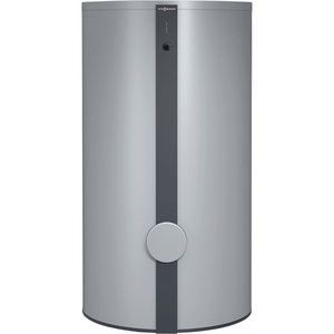 VIESSMANN® 7720338 Domestic Hot Water Tank, 53 gal, 3/4 in Boiler, 3/4 in Domestic, 68-1/2 in H, 28 in W, 26-1/4 in D