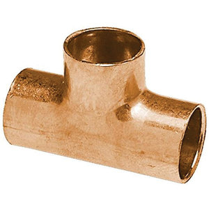 WOLVERINE BRASS® Pro Series 55407X Tee, 3/4 in x 3/4 in x 3/4 in, Press x Press x Press, Copper