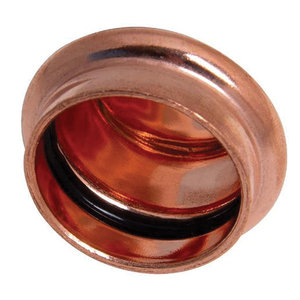 WOLVERINE BRASS® 99612 Coupling, 3/4 in x 3/4 in, Compression x Press, Copper, 200 psi Max Working Pressure