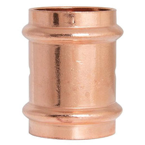 PPG 99654 Repair Coupling with Stop, 1-1/4 in, Copper Press x Press