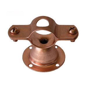 Warwick Hanger 300 Series 300-3 Bell Hanger, For Pipe Size: 3/4 in, Steel, Copper-Plated, 4-Hole