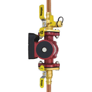 Webstone 8140 Series H-81406HV Uni-Flange Ball Valve, 1-1/2 in x 1-1/2 in, Press x Rotating Flange, Brass Body