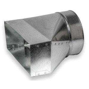 ZM Sheet Metal No 23 Series 023-120406 Register Straight Boot, For Duct Size: 6 in, 12 x 4 in Register Opening