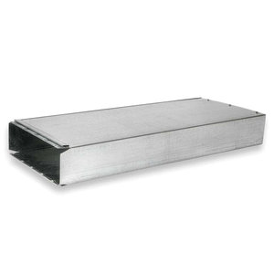 ZM Sheet Metal No 35 Series 035-601003 Wall Stack, Rectangular Duct, 10 in W Duct, 3-1/4 in H Duct, 60 in L