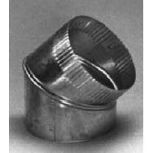 ZM Sheet Metal No 49 Series 049-000526 Angle, Round Duct, 5 x 5 in Duct, 45 deg, 26 ga Gauge